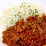 市販のルーで☆キーマカレー